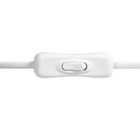 Lampada da tavolo Base in giacinto d'acqua naturale Tessuto con paralume bianco Stile costiero Boho Japandi