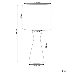 Lampada da tavolo Base in giacinto d'acqua naturale Tessuto con paralume bianco Stile costiero Boho Japandi
