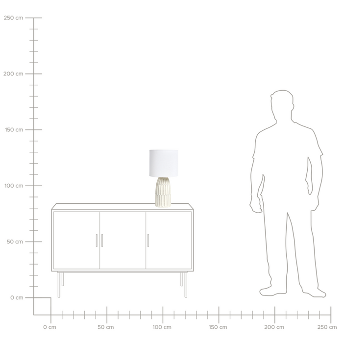 Lampada da tavolo con base in ceramica bianca e paralume in lino Lampada da comodino per il salotto del corridoio