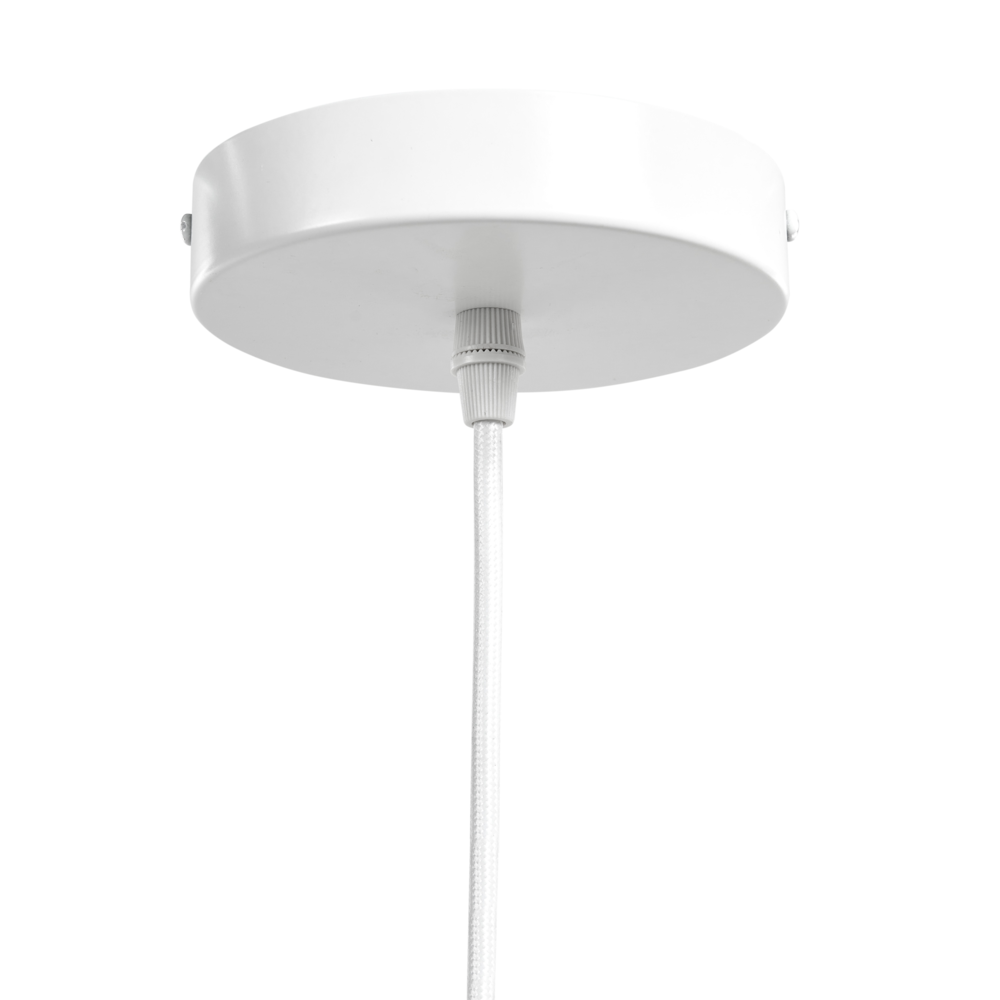 Lampadario perline di legno di gomma marrone stile Boho