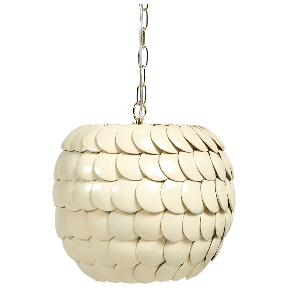 Lampada a sospensione Beige Guscio di cocco naturale Stile Boho