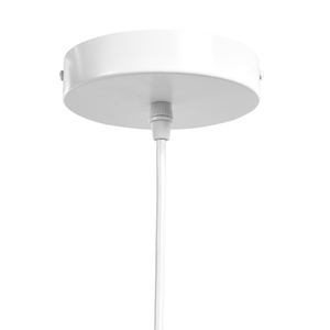 Lampadario perline di legno di gomma marrone stile Boho