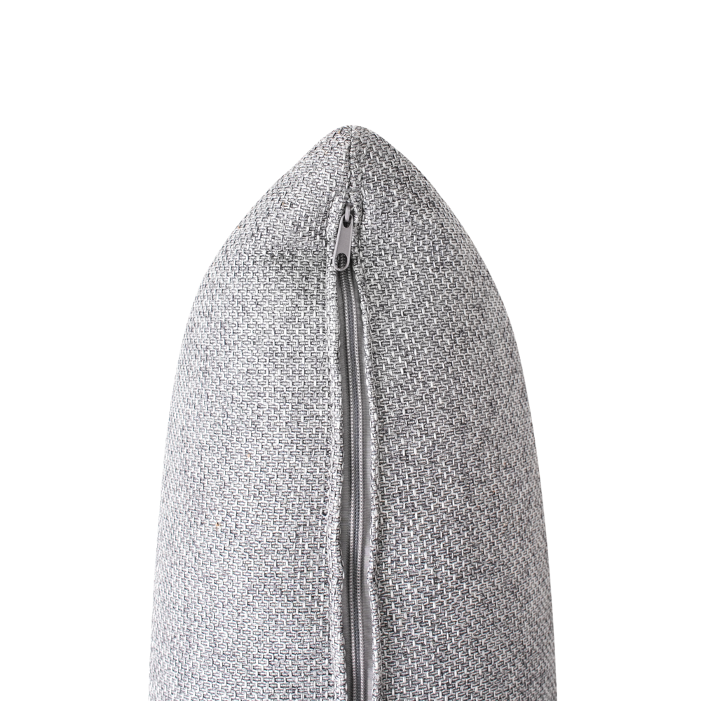 Divano stile moderno a sinistra a 4 posti in tessuto modulare grigio