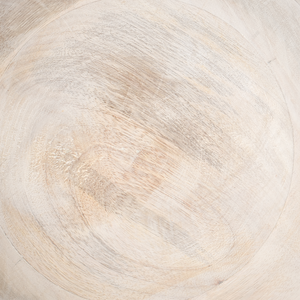 Set di 3 ciotole per frutta in legno di mango fatte a mano in stile moderno marrone chiaro