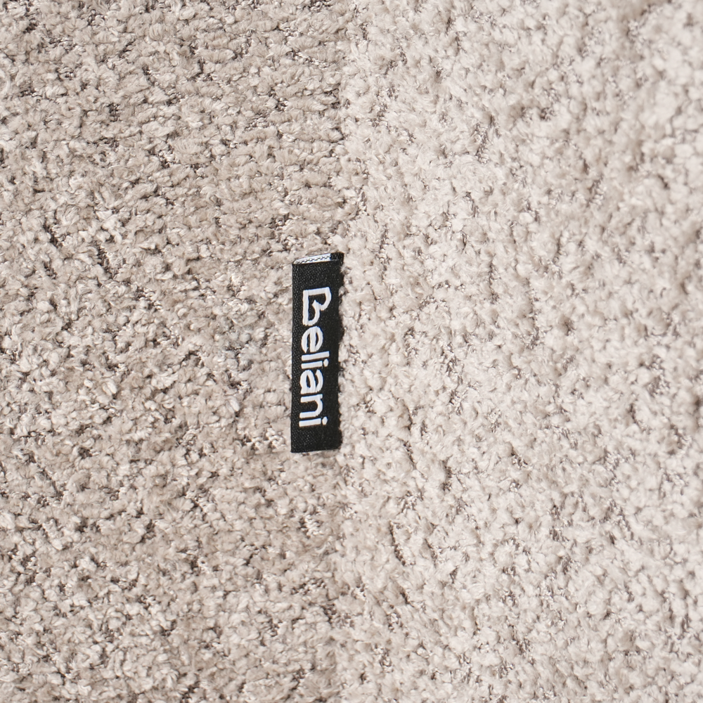 Pouf poggiapiedi imbottito a forma di cuore Pouf ottomano in ciniglia marrone chiaro camera da letto soggiorno