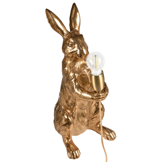 Lampada da tavolo a tema animale Luce da comodino Forma di coniglio Lampada da lettura per camera da letto