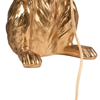 Lampada da tavolo a tema animale Luce da comodino Forma di coniglio Lampada da lettura per camera da letto