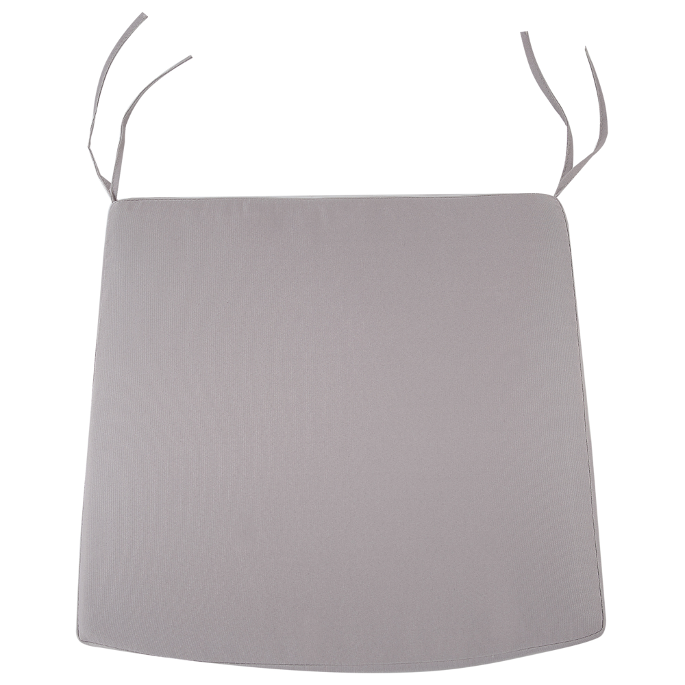 Set di 4 Sedie da Giardino Vintage in Alluminio Nero con Cuscini