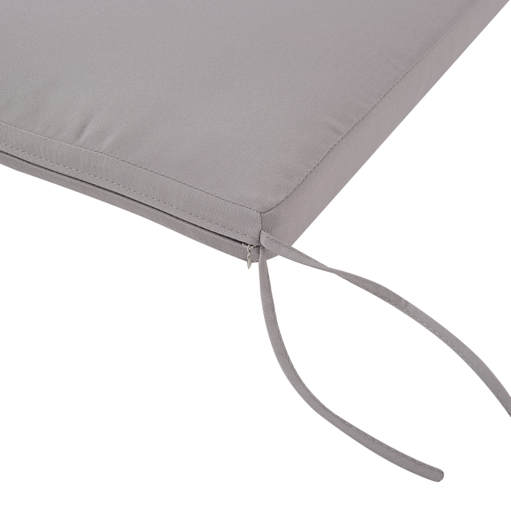 Set di 4 Sedie da Giardino Vintage in Alluminio Nero con Cuscini