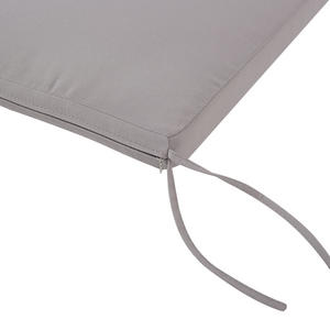 Set di 4 Sedie da Giardino Vintage in Alluminio Nero con Cuscini