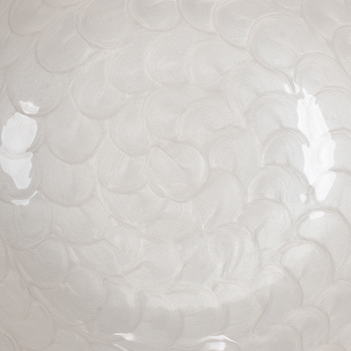 Set di 2 ciotole per frutta in legno di mango fatte a mano in stile moderno marrone chiaro