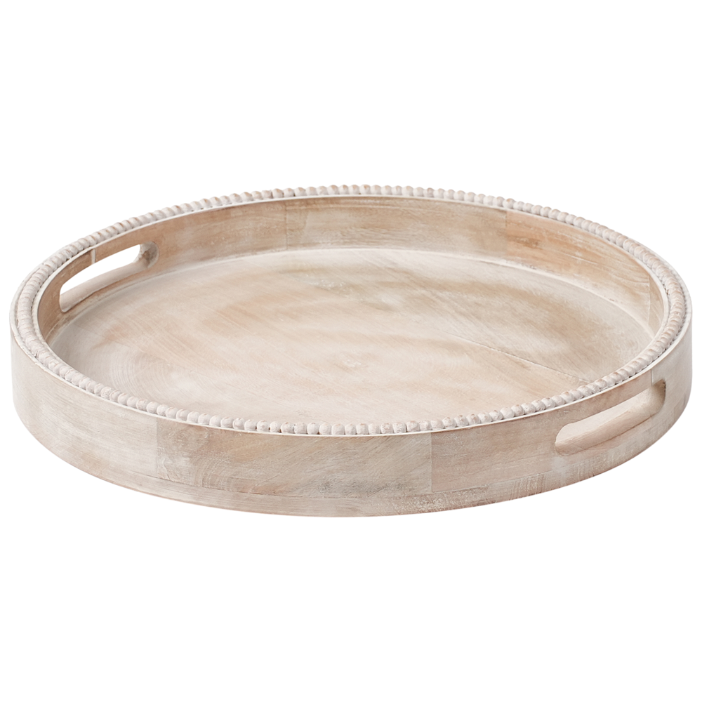 Vassoio di servizio decorativo elegante Supporto per torte Supporto per pasticceria Display Legno di mango Marrone chiaro