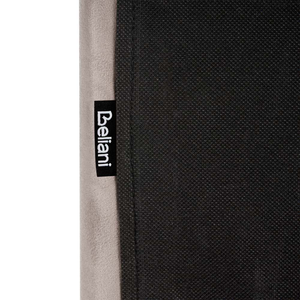 Letto matrimoniale ad acqua in velluto grigio scuro 180 x 200 cm testata imbottita stile moderno