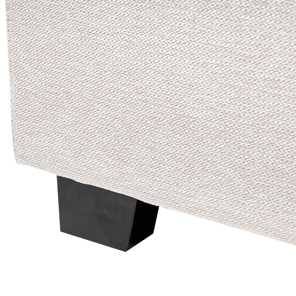 Letto matrimoniale ad acqua in velluto beige chiaro 180 x 200 cm testata imbottita stile moderno