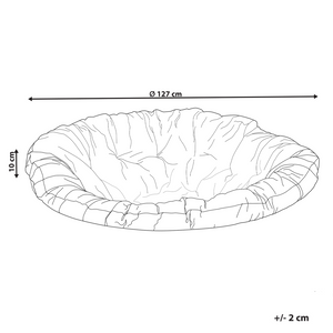 Cuscino da esterno in cotone poliestere beige chiaro per sedia da giardino Sedia a dondolo stile Boho Giardino Patio Balcone