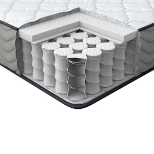 Materasso a molle insacchettate Tessuto bianco 80 x 200 cm medio Firm