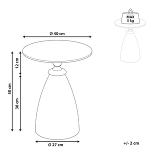 Tavolino in metallo nero con piano in vetro temperato effetto marmo Tavolino da caffÃ¨ piccolo Tavolino finale stile glamour