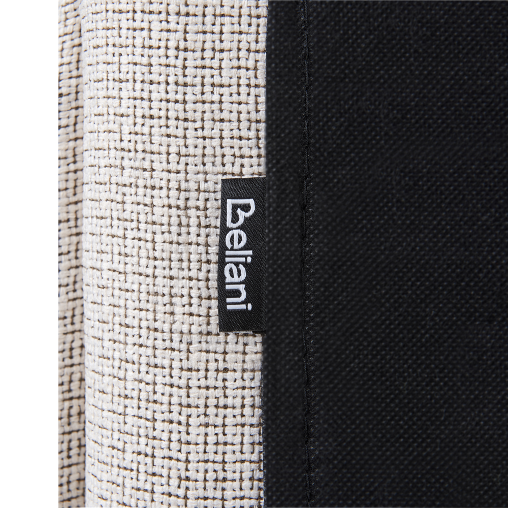 Letto matrimoniale ad acqua tessuto beige 160 x 200 cm camera da letto moderna