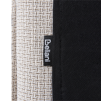 Letto matrimoniale ad acqua tessuto beige 160 x 200 cm camera da letto moderna