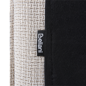 Letto matrimoniale ad acqua tessuto beige 160 x 200 cm camera da letto moderna