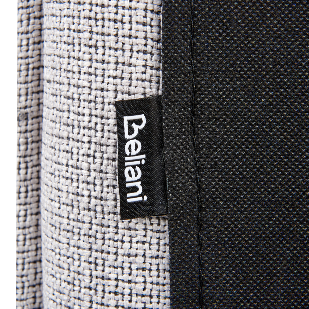 Letto matrimoniale ad acqua tessuto grigio chiaro 160 x 200 cm camera da letto moderna