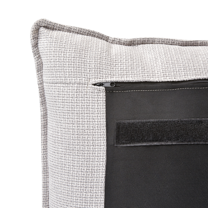 Letto matrimoniale ad acqua tessuto bouclè marrone 180 x 200 cm camera da letto moderna