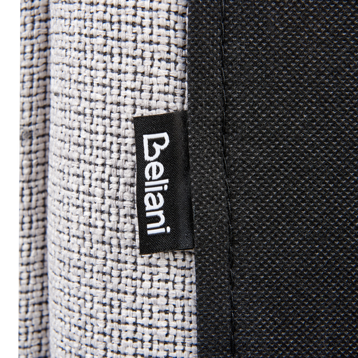 Letto matrimoniale ad acqua tessuto bouclè marrone 180 x 200 cm camera da letto moderna