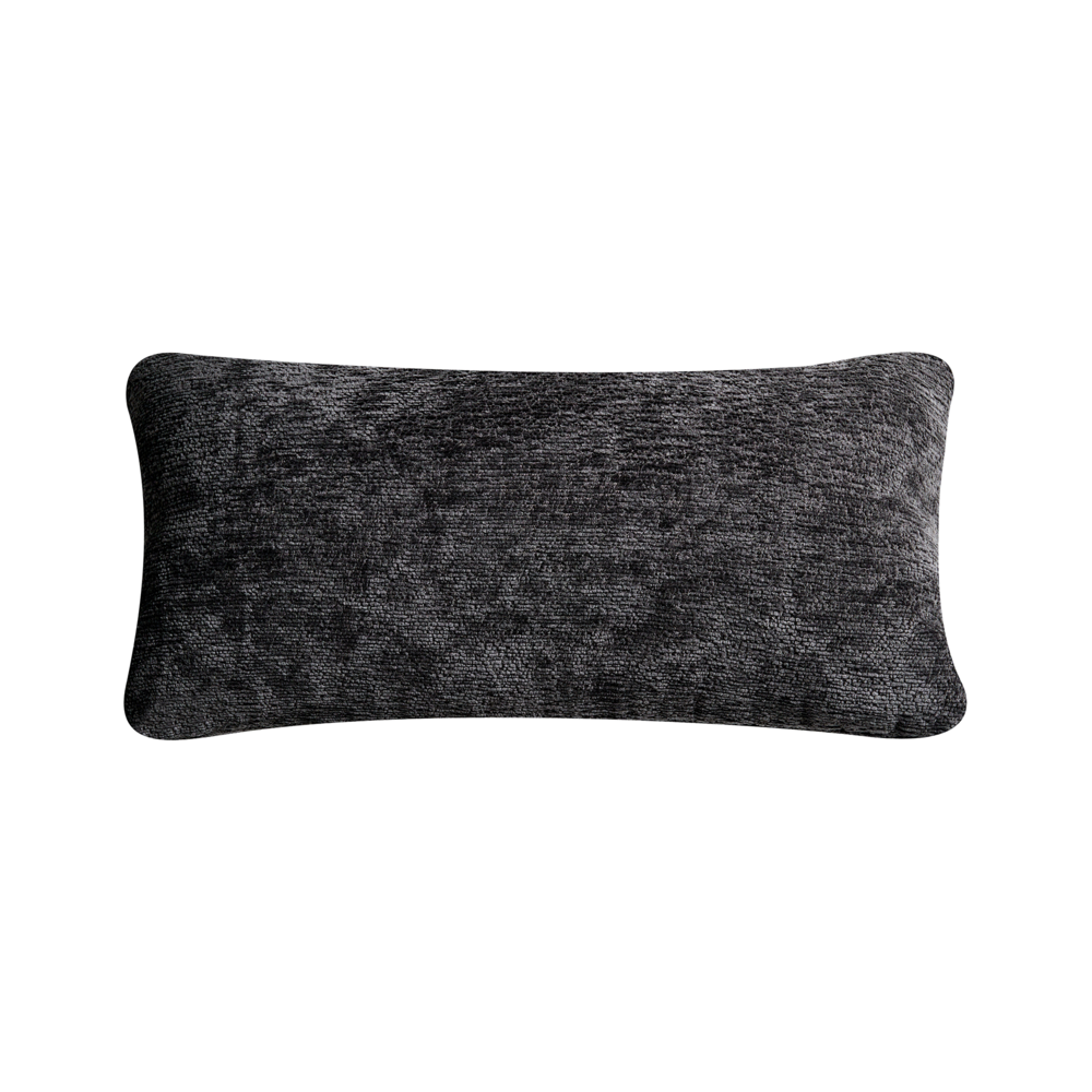 Poltrona girevole con poggiapiedi Nero Ciniglia Base singola Seduta imbottita