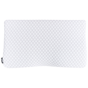 Cuscino ergonomico in memory foam per chi dorme sulla schiena 50 x 30 cm Bianco
