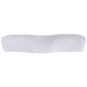 Cuscino ergonomico in memory foam per chi dorme sulla schiena 50 x 30 cm Bianco