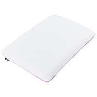 Cuscino letto in memory foam Supporto ergonomico TPE Griglia a nido d'ape rinfrescante 55 x 35 cm Viola