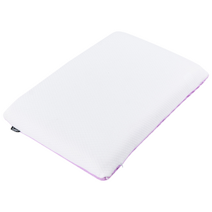Cuscino letto in memory foam Supporto ergonomico TPE Griglia a nido d'ape rinfrescante 55 x 35 cm Viola