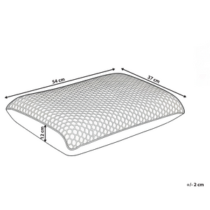 Cuscino letto in memory foam Supporto ergonomico TPE Griglia a nido d'ape rinfrescante 55 x 35 cm Viola