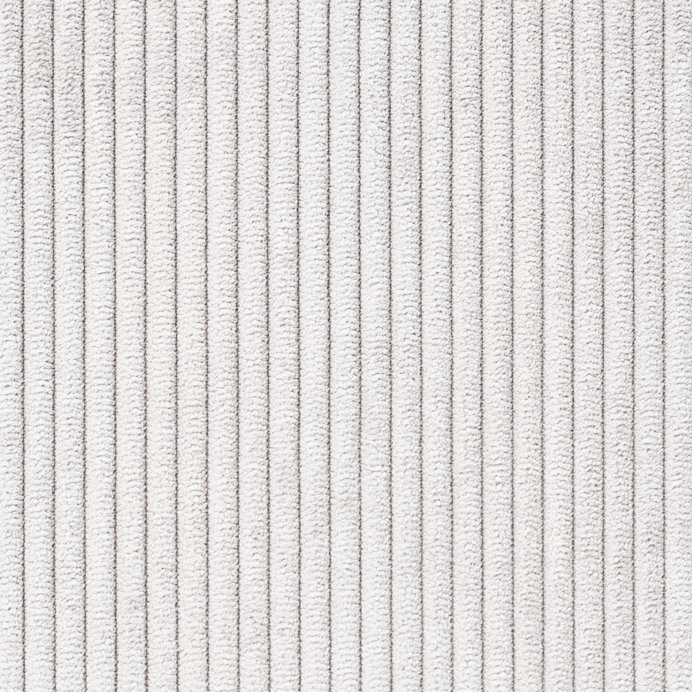 Chaise longue in corda bianco sporco lato sinistro gambe nere imbottite Soggiorno moderno