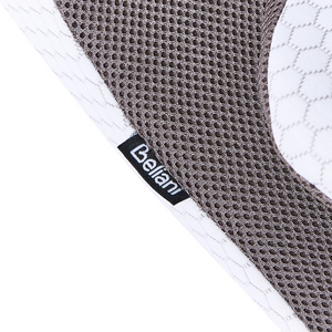 Cuscino letto in memory foam con supporto ergonomico e effetto rinfrescante 64 x 34 cm Bianco