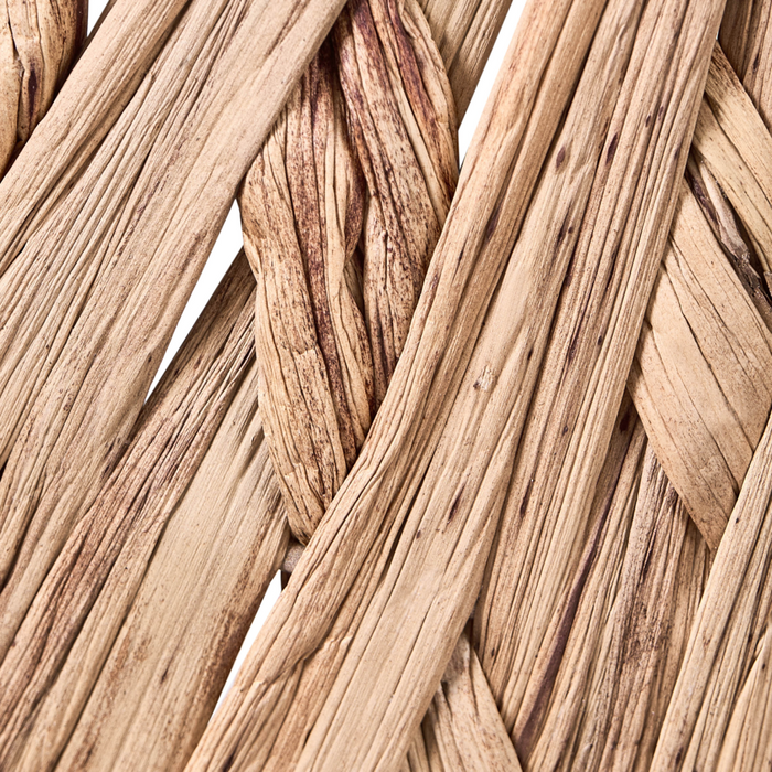 Lampada a sospensione in giacinto d'acqua naturale intrecciato in stile boho fatto a mano Illuminazione del soggiorno e della sala da pranzo