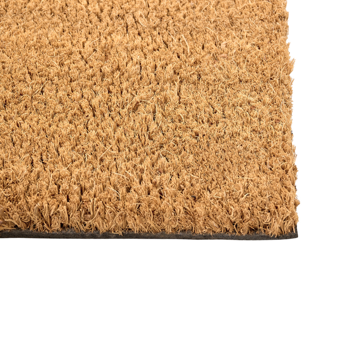 Zerbino in fibra di cocco naturale con fondo in gomma 55 x 120 cm Natale Natale Motivo festivo Antiscivolo