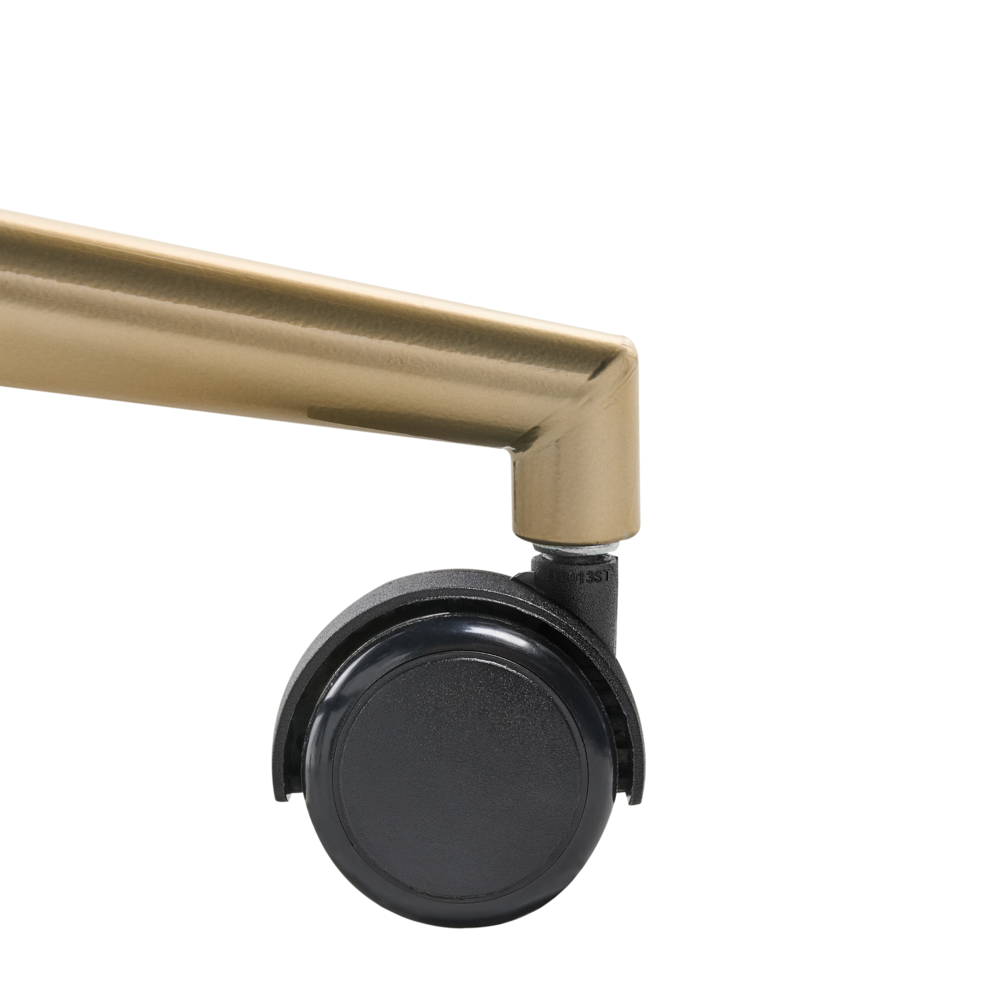 Sedia da ufficio imbottita in velluto con seduta girevole Verde Regolazione dell'altezza del sedile