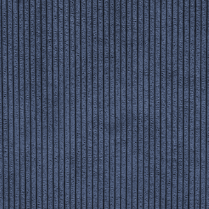 Modulo angolare 1 posto in velluto a coste blu scuro lato destro Soggiorno moderno