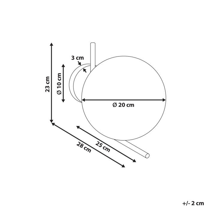 Lampada da parete Base in metallo dorato Paralume in acrilico Forma elegante Moderna Minimalista