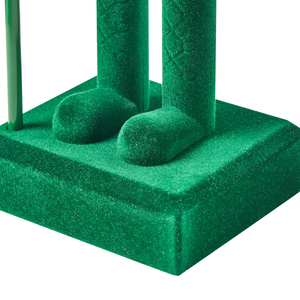 Set di 2 statuine Schiaccianoci in materiale sintetico decorazione natalizia verde