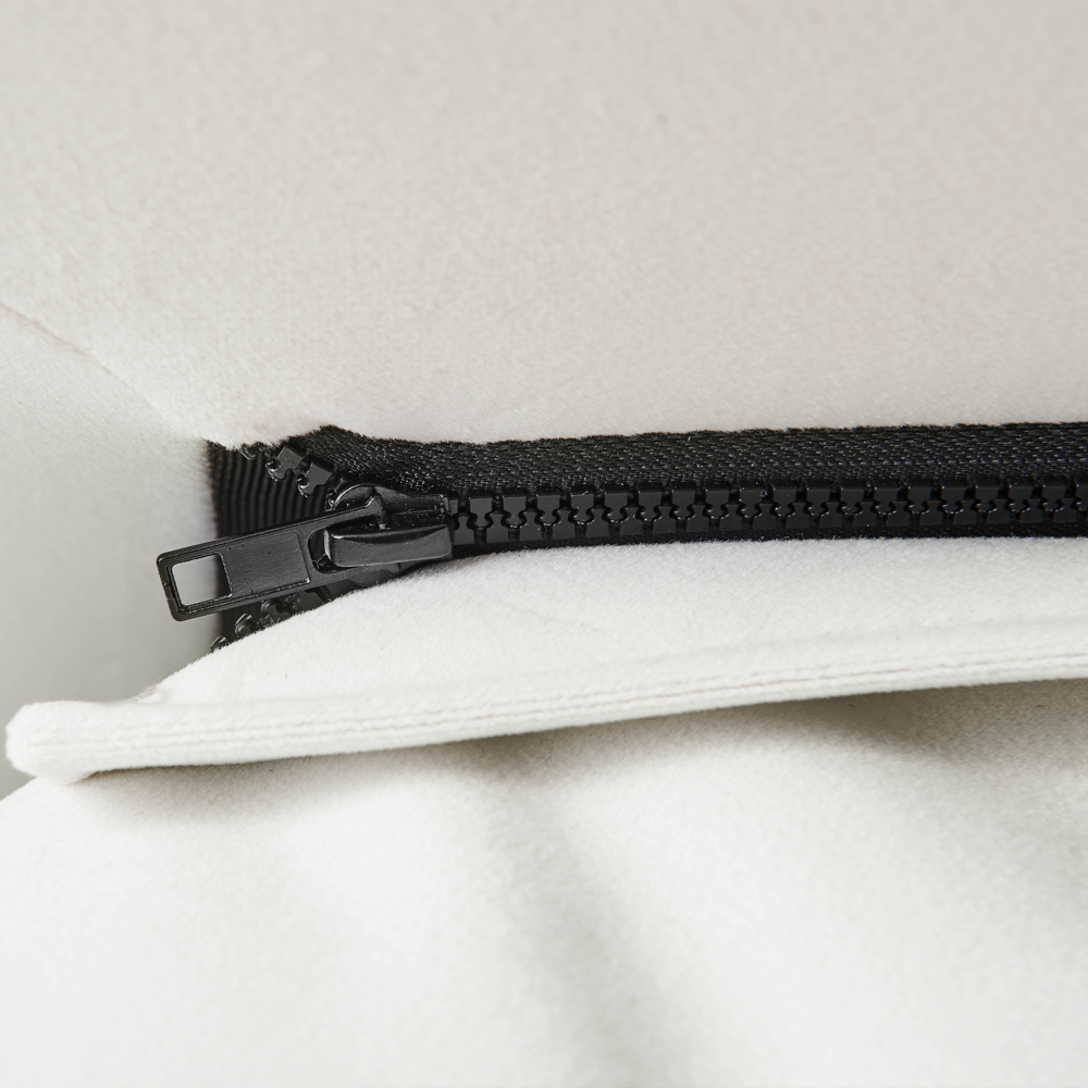 Letto matrimoniale ad acqua velluto bianco sporco 160 x 200 cm camera da letto moderna