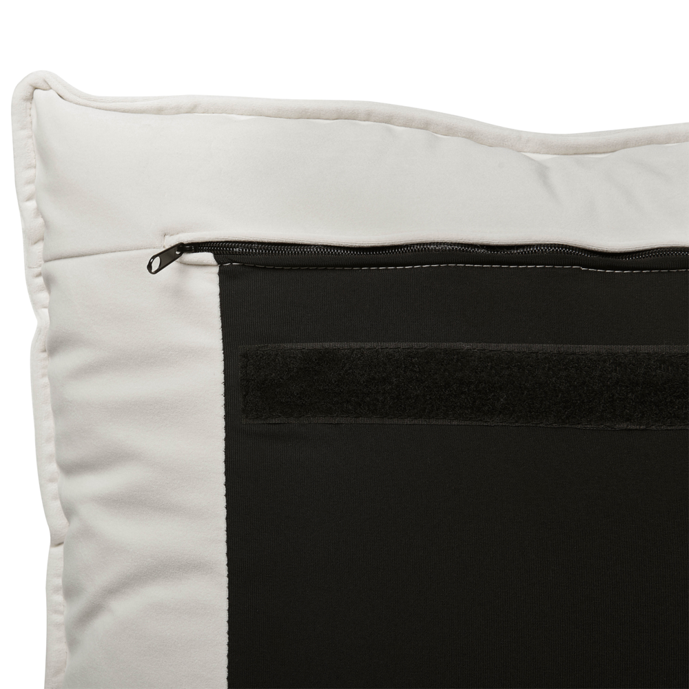 Letto matrimoniale ad acqua velluto bianco sporco 180 x 200 cm camera da letto moderna