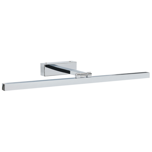 Lampada specchio luce argento polvere rivestito LED metallo orizzontale bagno soggiorno moderno lampada da parete