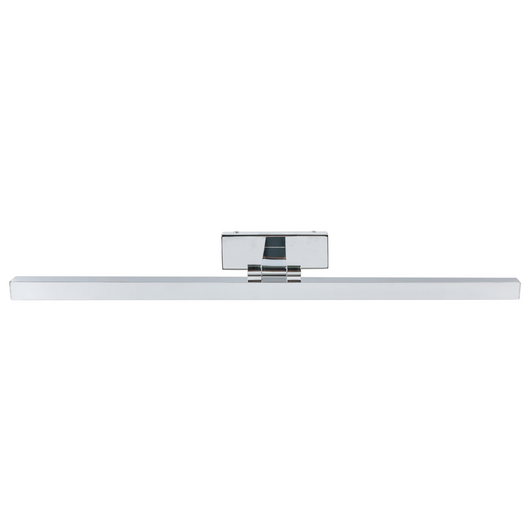 Lampada specchio luce argento polvere rivestito LED metallo orizzontale bagno soggiorno moderno lampada da parete