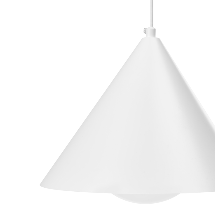 Lampadario in metallo per soggiorno in stile industriale moderno colore bianco Leyre