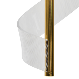 Lampadario metallo dorato per soggiorno in stile moderno a spirale dorata glamour soggiorno