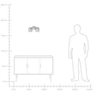 Lampada da parete moderna con paralume in vetro cristallo argento