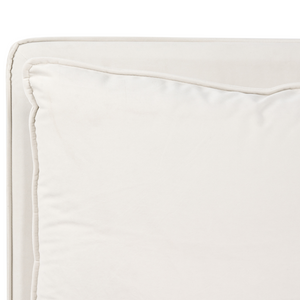 Letto matrimoniale ad acqua tessuto bouclè tortora 180 x 200 cm camera da letto moderna