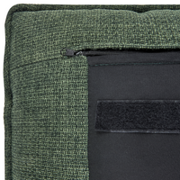 Letto matrimoniale ad acqua tessuto bouclè verde scuro 180 x 200 cm camera da letto moderna